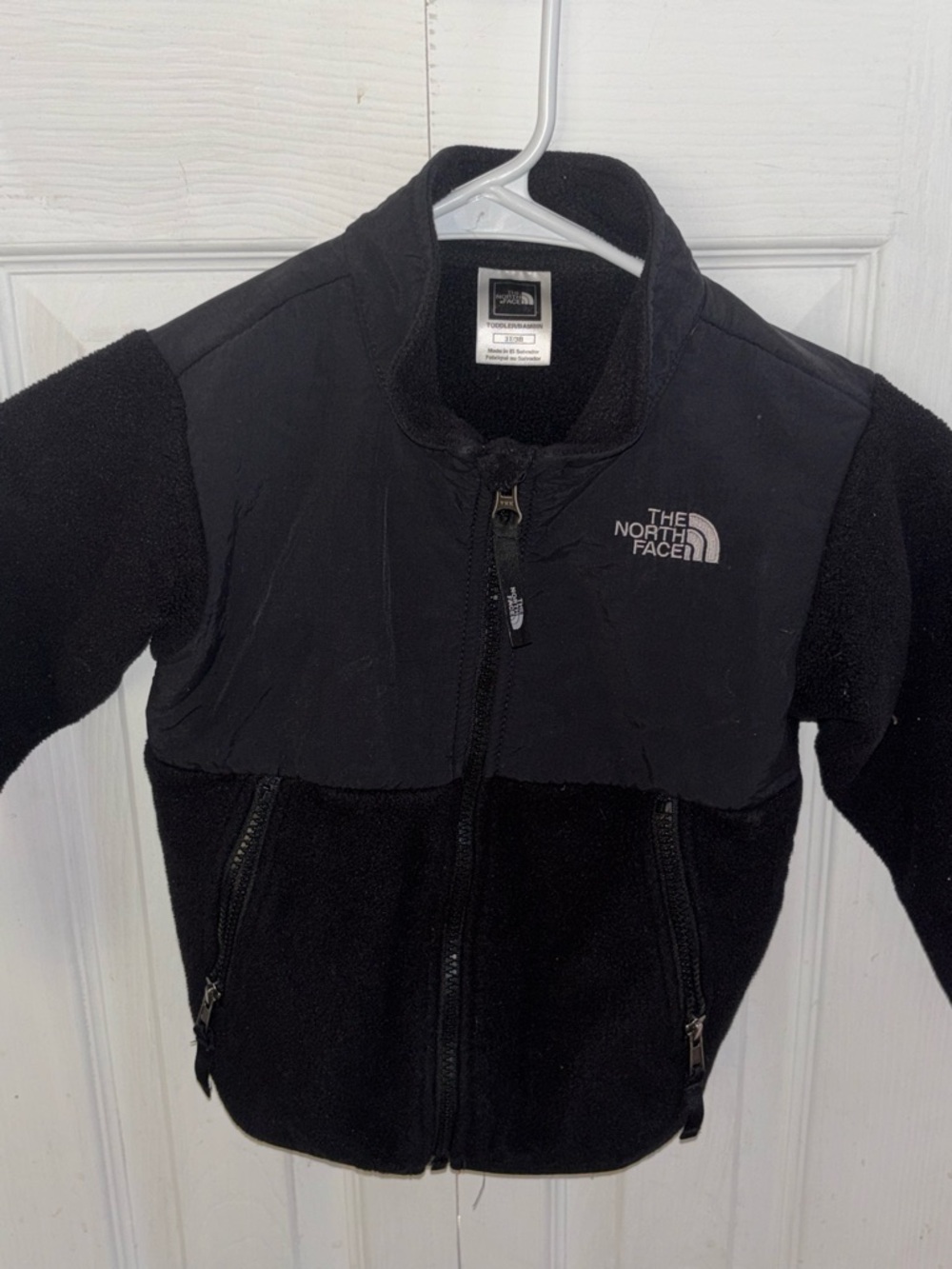 The North Face Kids Black Fleece Zip Jacket